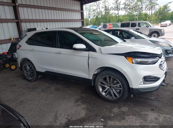 2FMPK4K91RBA86809 2024 FORD EDGE White Rear interior view