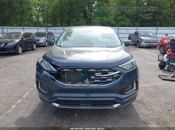 2FMPK4K92KBC46296 2019 FORD EDGE Blue Սարքավորումների վահանակի տեսք