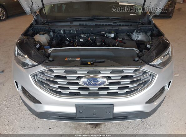 2FMPK4K94KBC71376 2019 FORD EDGE Серебряный Вид сзади