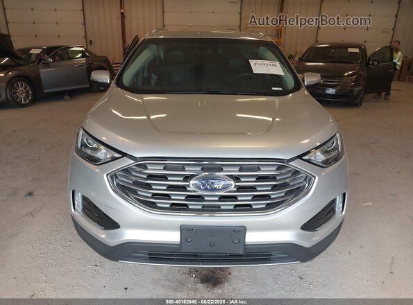 2FMPK4K94KBC71376 2019 FORD EDGE Серебряный Вид щитка приборов