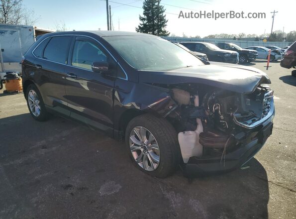 2FMPK4K94MBA26922 2021 FORD EDGE Maroon Przód prawy