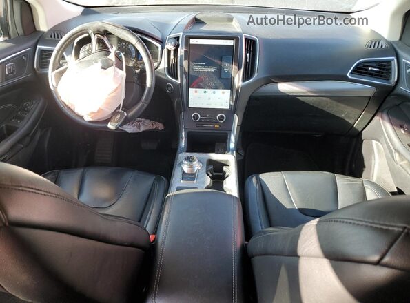 2FMPK4K94MBA26922 2021 FORD EDGE Maroon Widok deski rozdzielczej
