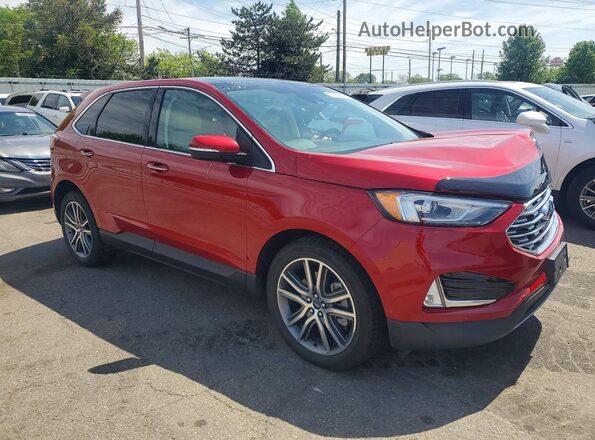 2FMPK4K94MBA36947 2021 FORD EDGE Red 