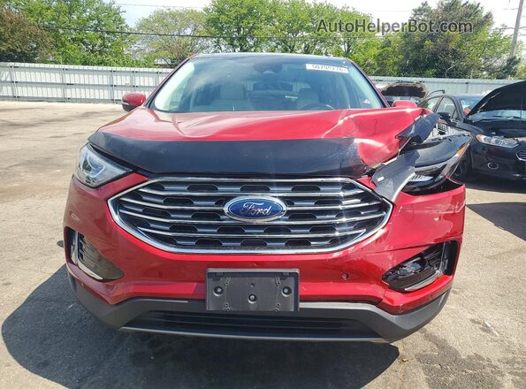 2FMPK4K94MBA36947 2021 FORD EDGE Red 