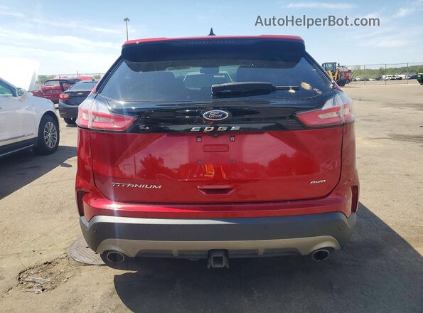 2FMPK4K94MBA36947 2021 FORD EDGE Red 