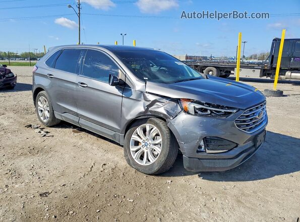2FMPK4K94NBA16165 2022 FORD EDGE Gray 