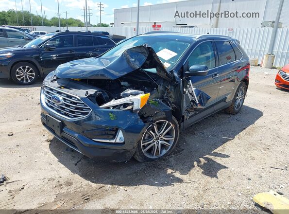 2FMPK4K95RBA05665 2024 FORD EDGE Black წინა მარცხენა ხედი სამი მეოთხედიდან
