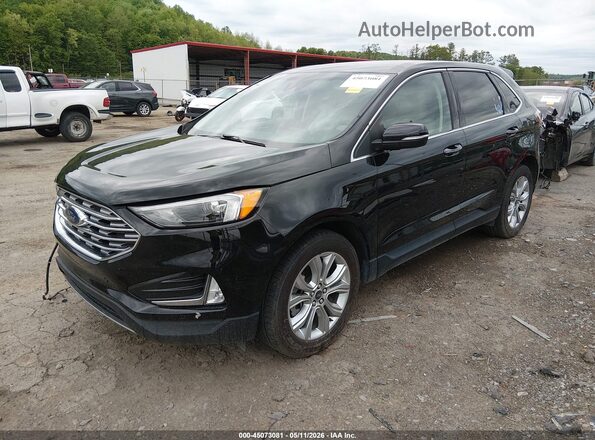 2FMPK4K95RBA48791 2024 FORD EDGE Black Vista tres cuartos delantera izquierda