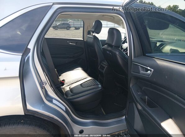 2FMPK4K95RBA78373 2024 FORD EDGE Silver Widok naklejki z numerem VIN
