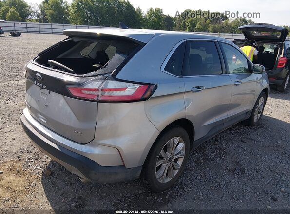 2FMPK4K95RBA78373 2024 FORD EDGE Silver Tył prawy