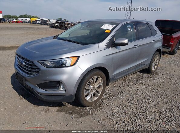 2FMPK4K95RBA78373 2024 FORD EDGE Silver Przód lewy