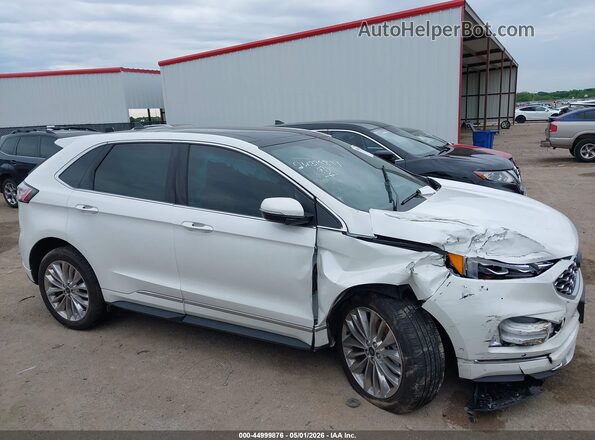 2FMPK4K95RBB05085 2024 FORD EDGE Белый Вид щитка приборов