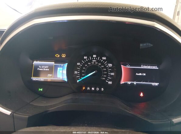 2FMPK4K96HBB43388 2017 FORD EDGE Red Вид задніх сидінь