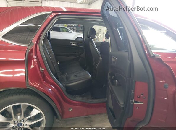 2FMPK4K96HBB43388 2017 FORD EDGE Red Вид наклейки з VIN-кодом