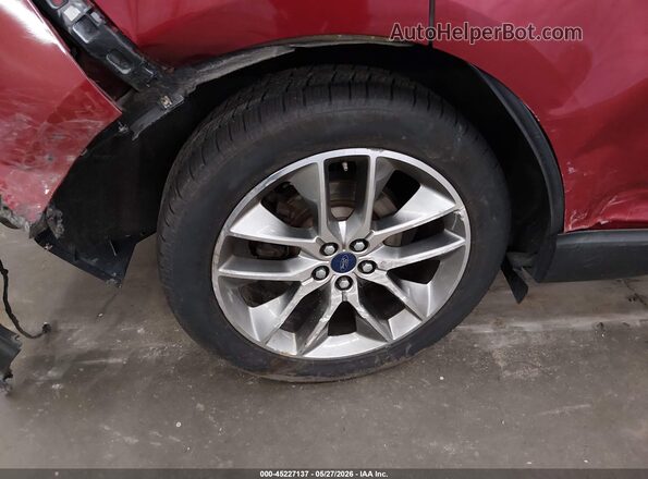2FMPK4K96HBB43388 2017 FORD EDGE Red Вид щитка приладів