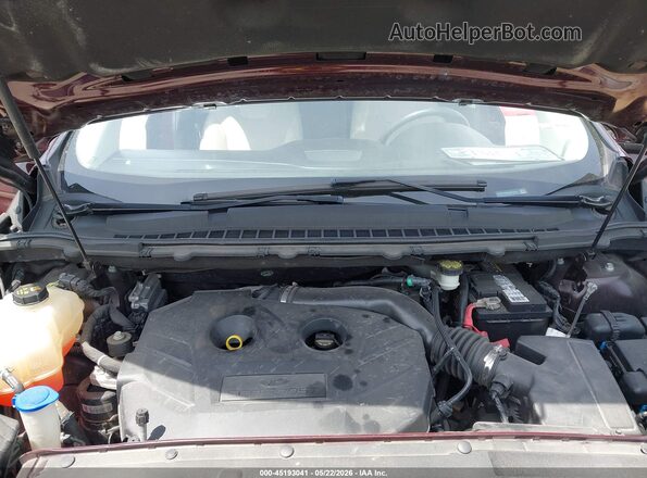 2FMPK4K96JBB18254 2018 FORD EDGE Red უკანა ხედი