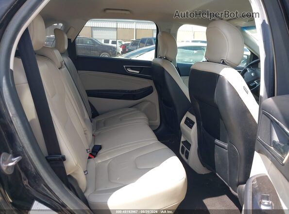 2FMPK4K96JBC16622 2018 FORD EDGE Black VIN კოდის სტიკერის ხედი
