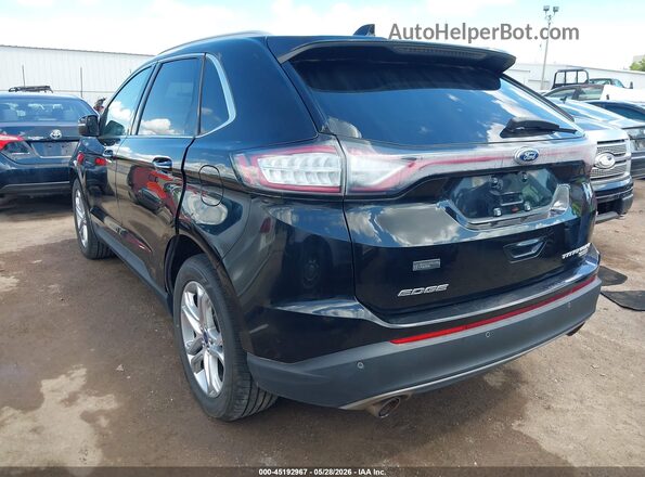 2FMPK4K96JBC16622 2018 FORD EDGE Black უკანა მარცხენა