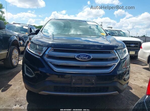 2FMPK4K96JBC16622 2018 FORD EDGE Black ხელსაწყოთა პანელის ხედი