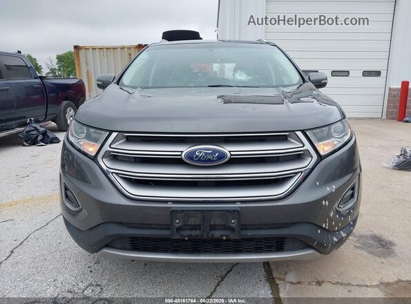 2FMPK4K97GBB43785 2016 FORD EDGE Gray Instrument cluster view
