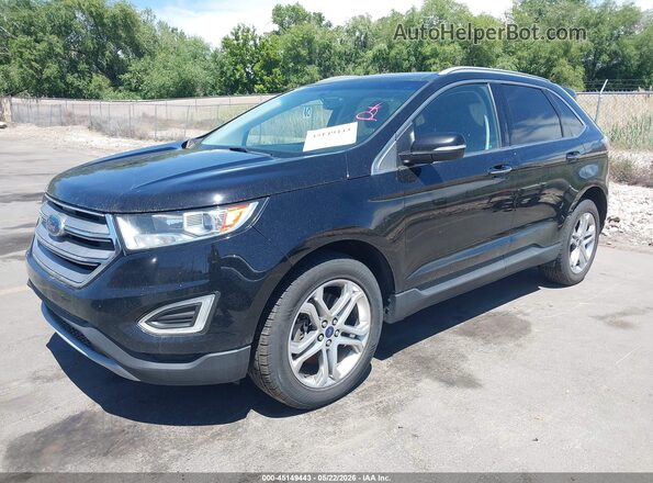 2FMPK4K97JBB88894 2018 FORD EDGE Black Передня ліва чверть