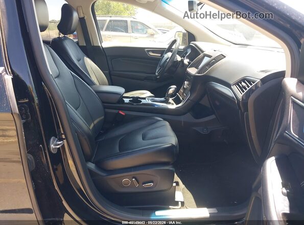 2FMPK4K97JBB88894 2018 FORD EDGE Black Вид салону спереду