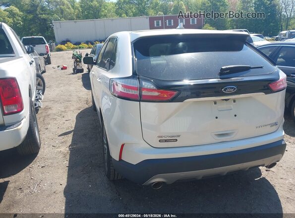 2FMPK4K97KBB78531 2019 FORD EDGE White Trasero izquierdo