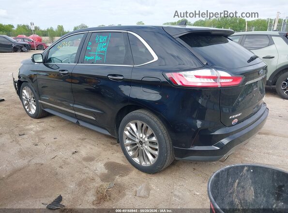 2FMPK4K97LBB62718 2020 FORD EDGE Black უკანა მარცხენა