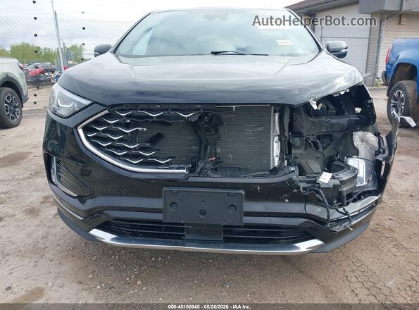 2FMPK4K97LBB62718 2020 FORD EDGE Black ხელსაწყოთა პანელის ხედი