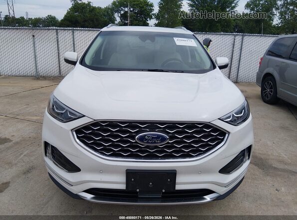 2FMPK4K97PBA46389 2023 FORD EDGE White Front view