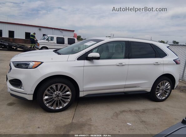2FMPK4K97PBA46389 2023 FORD EDGE White 360 interior view