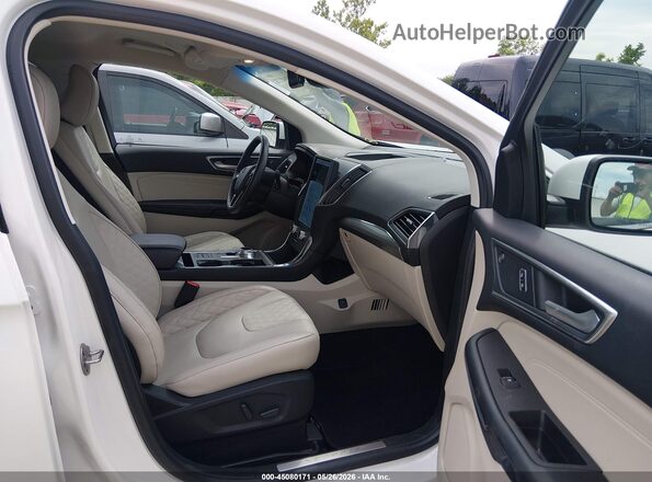 2FMPK4K97PBA46389 2023 FORD EDGE White Front interior view