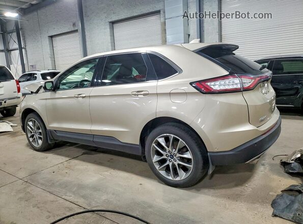 2FMPK4K98HBB15219 2017 FORD EDGE Beige უკანა მარცხენა