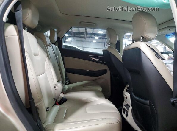 2FMPK4K98HBB15219 2017 FORD EDGE Beige უკანა სალონის ხედი