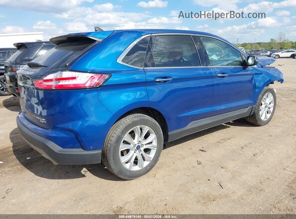 2FMPK4K98LBB07713 2020 FORD EDGE Blue 