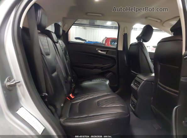 2FMPK4K98PBA57899 2023 FORD EDGE Silver Vista de la etiqueta del VIN