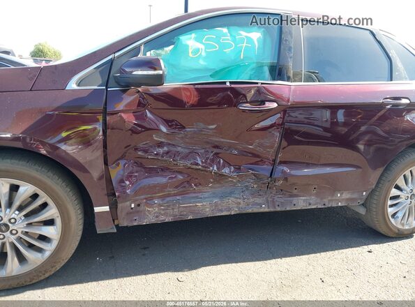 2FMPK4K98RBB23774 2024 FORD EDGE Maroon Front view