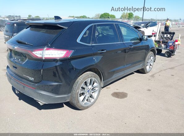 2FMPK4K99GBB66646 2016 FORD EDGE Black უკანა მარჯვენა
