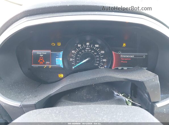2FMPK4K99GBB66646 2016 FORD EDGE Black უკანა სავარძლების ხედი