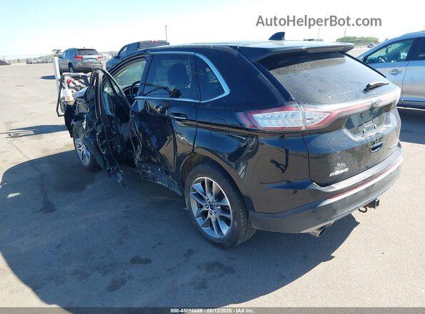 2FMPK4K99GBB66646 2016 FORD EDGE Black უკანა მარცხენა