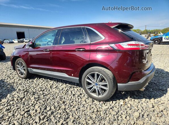 2FMPK4K99KBC14025 2019 FORD EDGE Maroon 