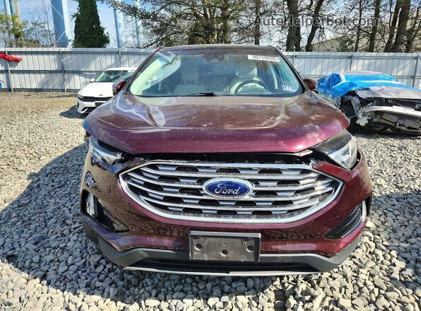 2FMPK4K99KBC14025 2019 FORD EDGE Maroon 