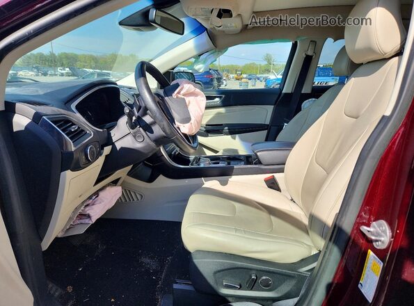 2FMPK4K99KBC14025 2019 FORD EDGE Maroon 