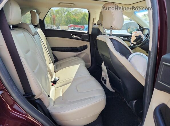 2FMPK4K99KBC14025 2019 FORD EDGE Maroon 