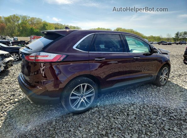 2FMPK4K99KBC14025 2019 FORD EDGE Maroon 
