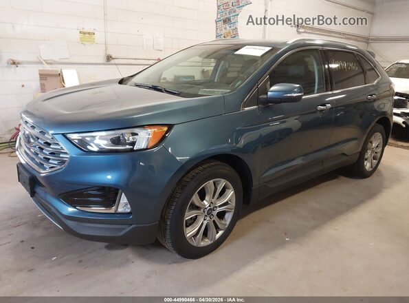 2FMPK4K9XKBB32501 2019 FORD EDGE Black Առջևի ձախ երեք քառորդ տեսարան