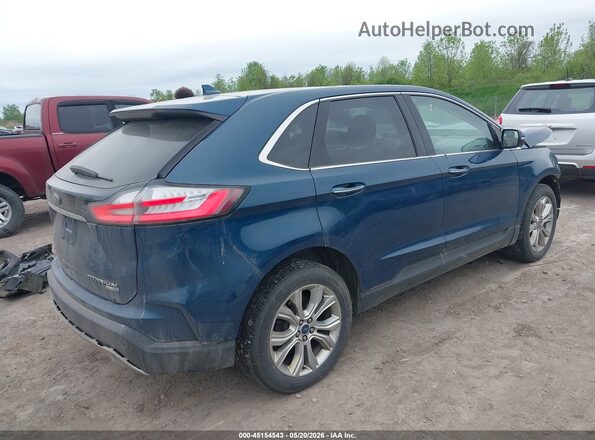 2FMPK4K9XLBA02283 2020 FORD EDGE Blue Rear right