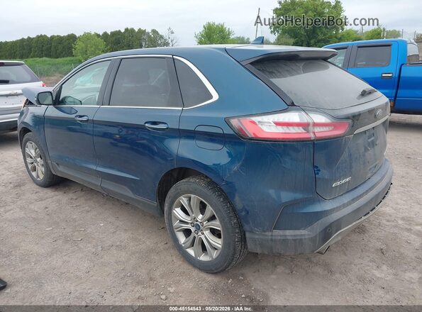 2FMPK4K9XLBA02283 2020 FORD EDGE Blue Rear left