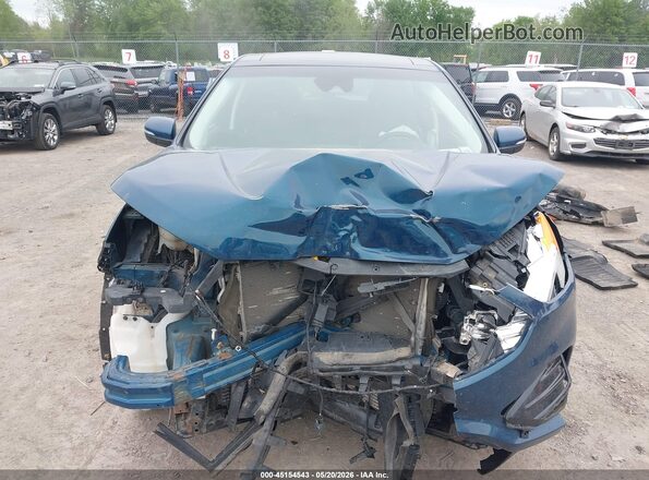 2FMPK4K9XLBA02283 2020 FORD EDGE Blue Rear interior view