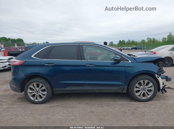 2FMPK4K9XLBA02283 2020 FORD EDGE Blue 360 interior view